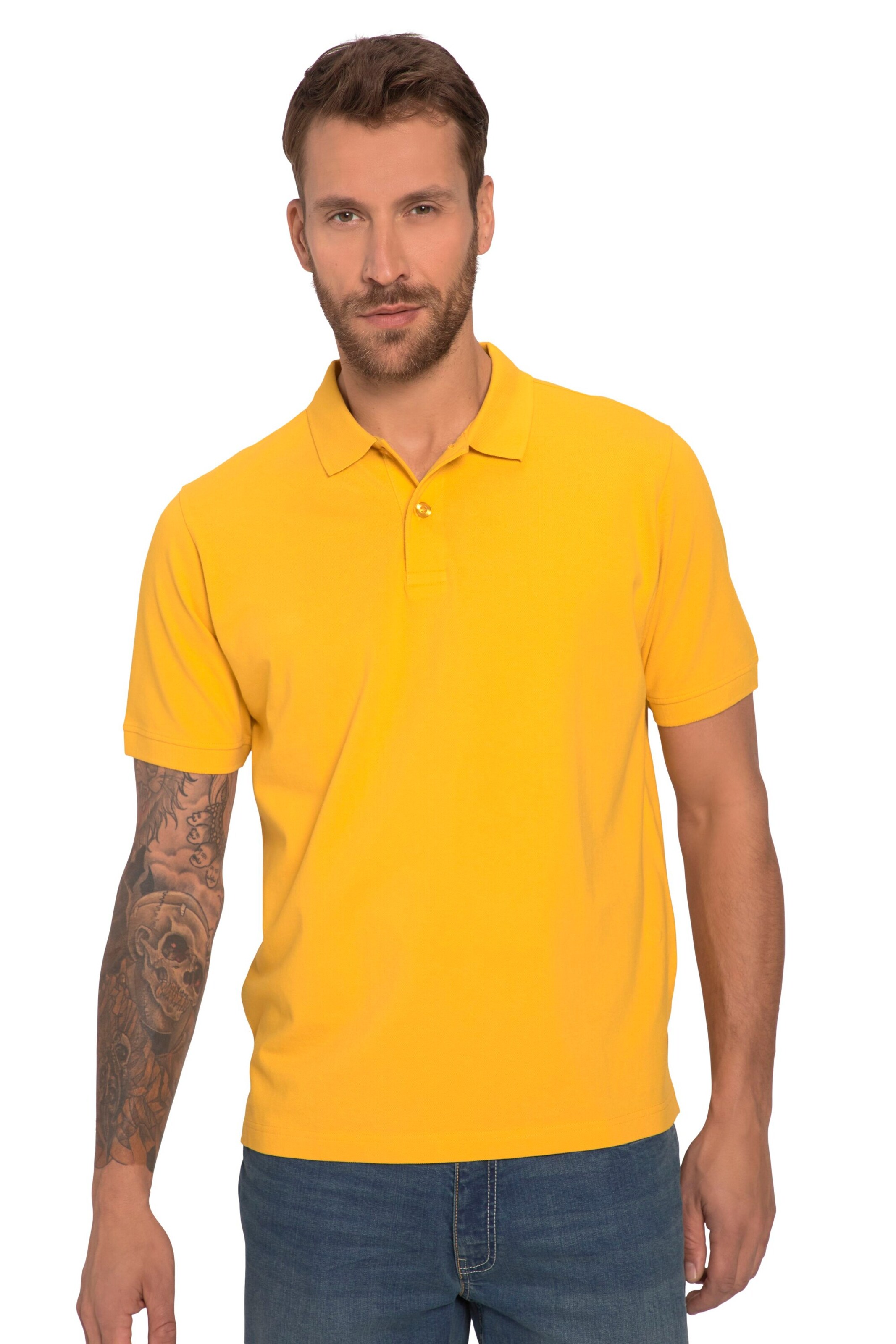 JP1880 Shirt in Gelb: Vorderseite