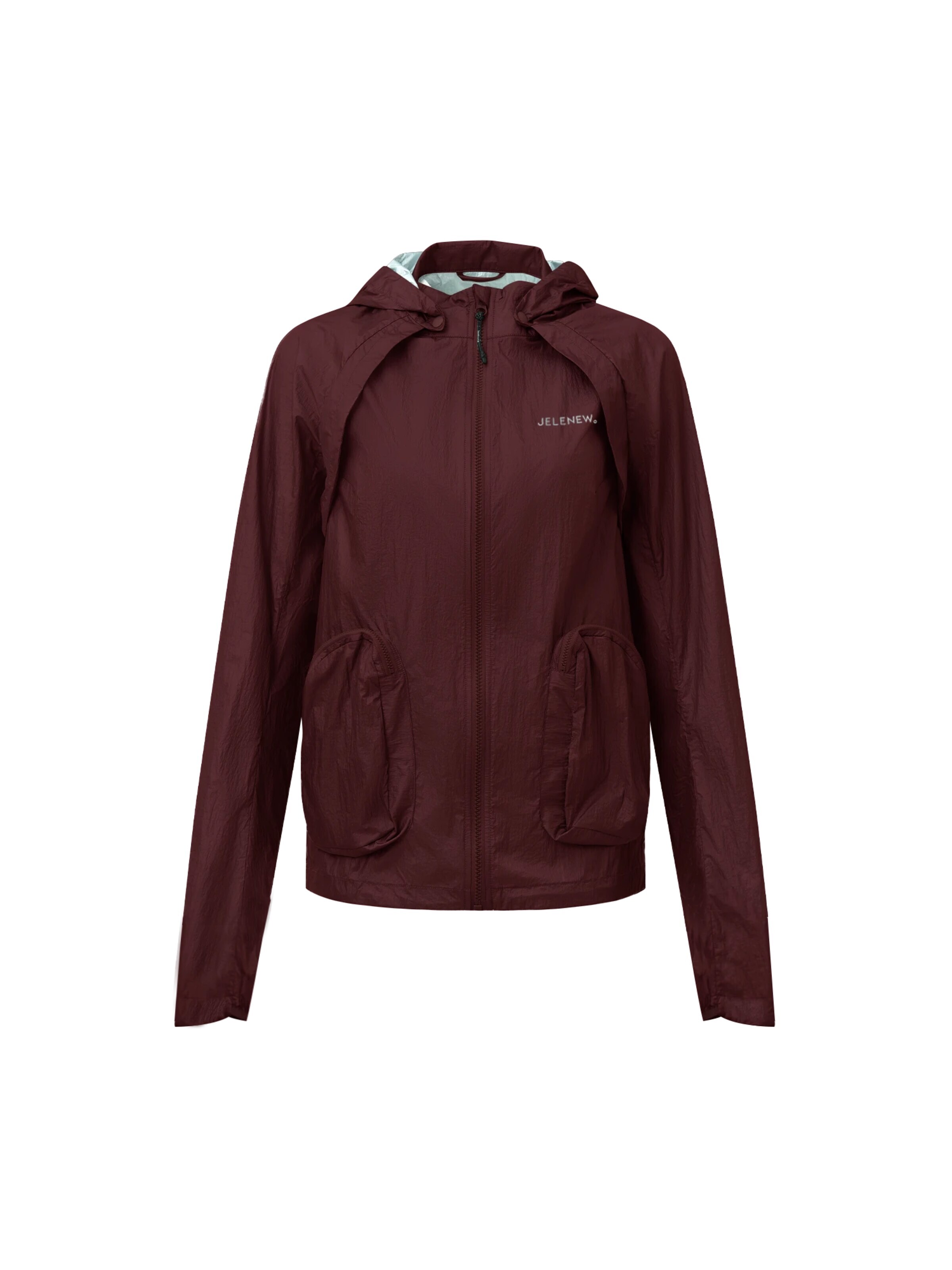 Giacca di mezza stagione 'Mont Blanc 2-in-1 Jacket' di Jelenew in rosso: frontale