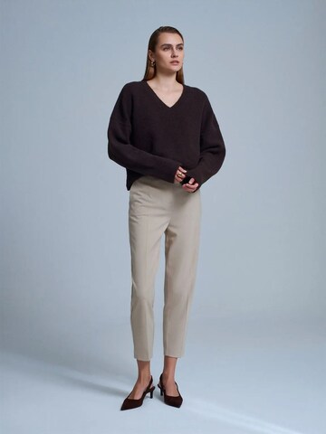 Dilvin Sweater 'Pullover' in Brown
