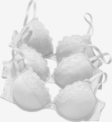 Reggiseno di PETITE FLEUR in bianco: frontale