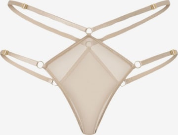 PROMEES Thong 'reina' in Beige: front