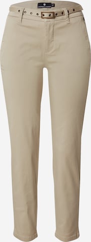 FREEMAN T. PORTER - Slimfit Pantalón chino en beige: frente