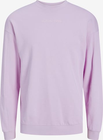 JACK & JONES Sweatshirt 'Stagger' in Purple: front