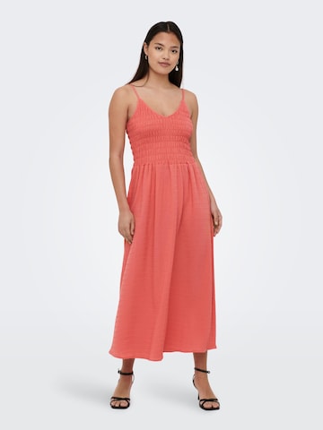 JDY Summer Dress 'MERLE' in Orange: front