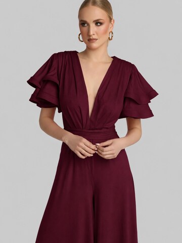 Madnezz House Jumpsuit in Red: front