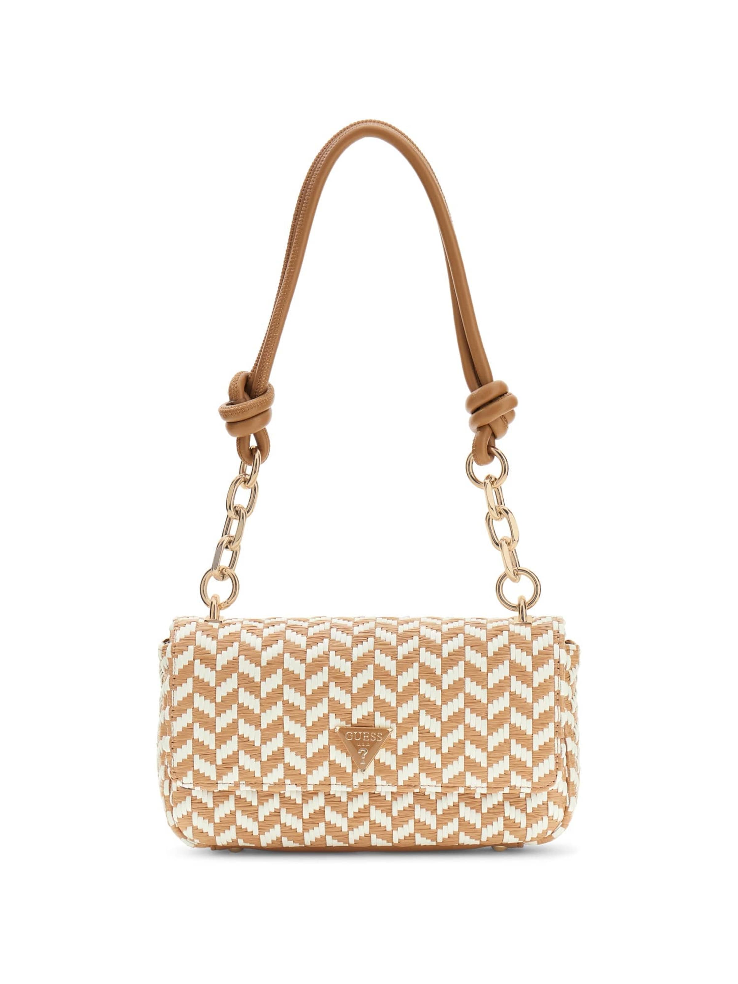 GUESS Schultertasche 'Tessi' in Braun: Vorderseite