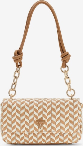 GUESS Schultertasche 'Tessi' in Braun: Vorderseite