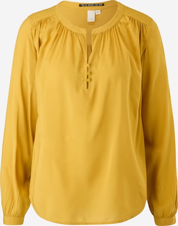 QS Blouse in Yellow: front