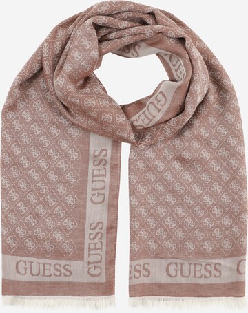 GUESS - Cachecóis 'Shemara' em castanho: frente