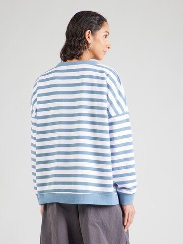 Zwillingsherz Pullover in Blau: Rückseite
