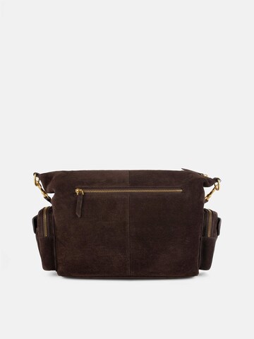 L37 HANDMADE SHOES - Bolso de mano 'GLOBETROTTER' en marrón