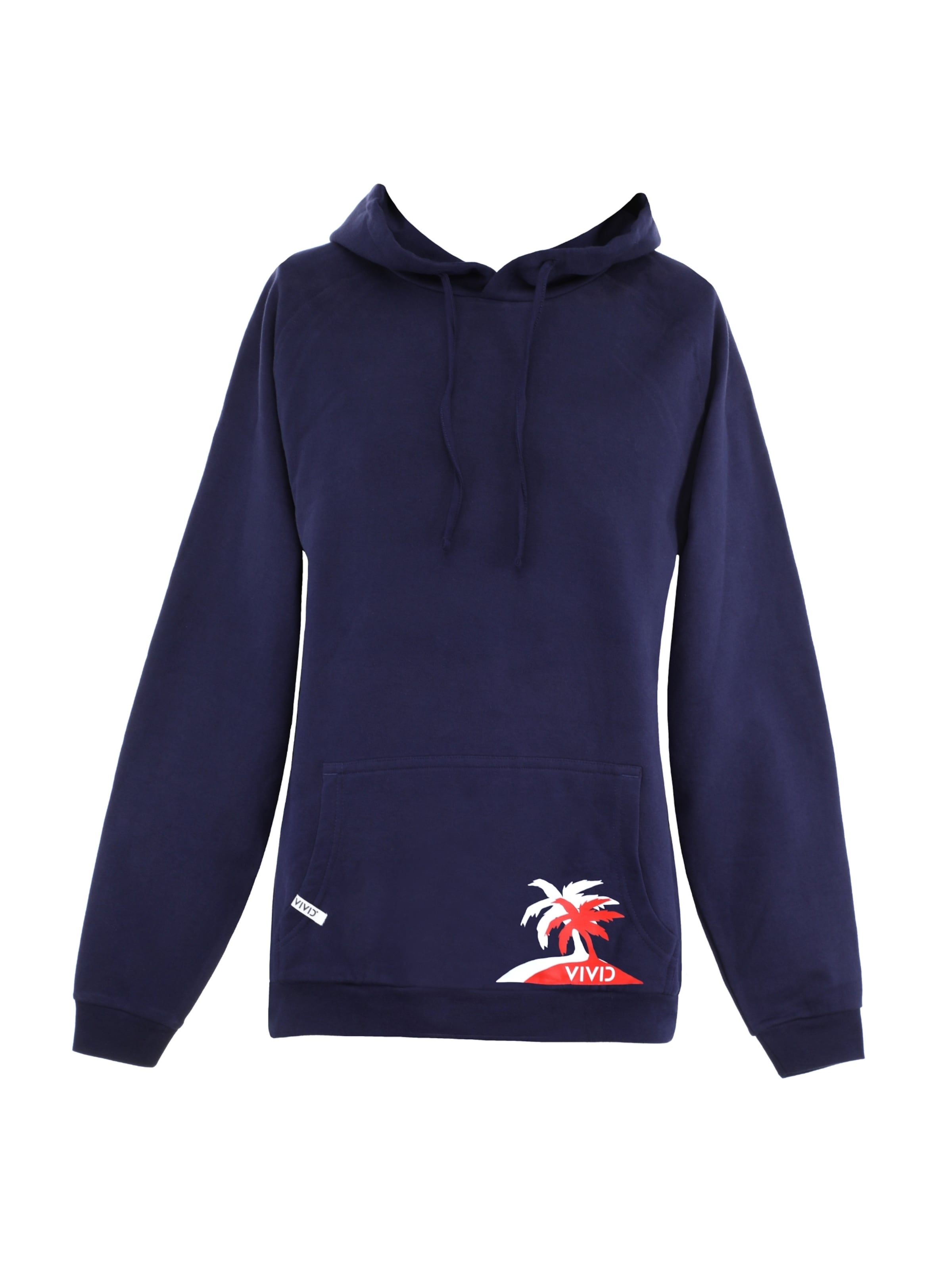 Bluză de molton de la VIVID pe albastru: față