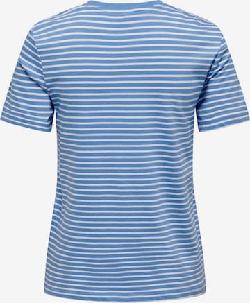 ONLY T-Shirt 'WEEKDAY' in Blau