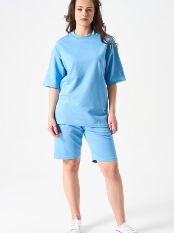 LOUIS LECLER Regular Hose 'Elsa' in Blau