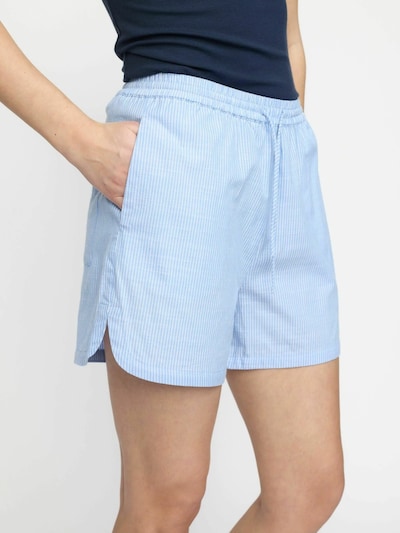 Soft Rebels Pantalon 'Ebbi' en bleu / blanc, Vue avec produit