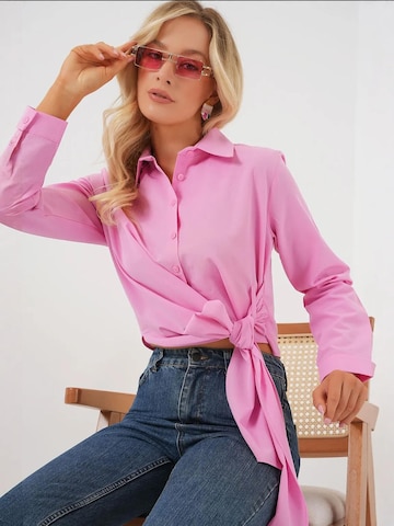 Bigdart Blouse in Roze