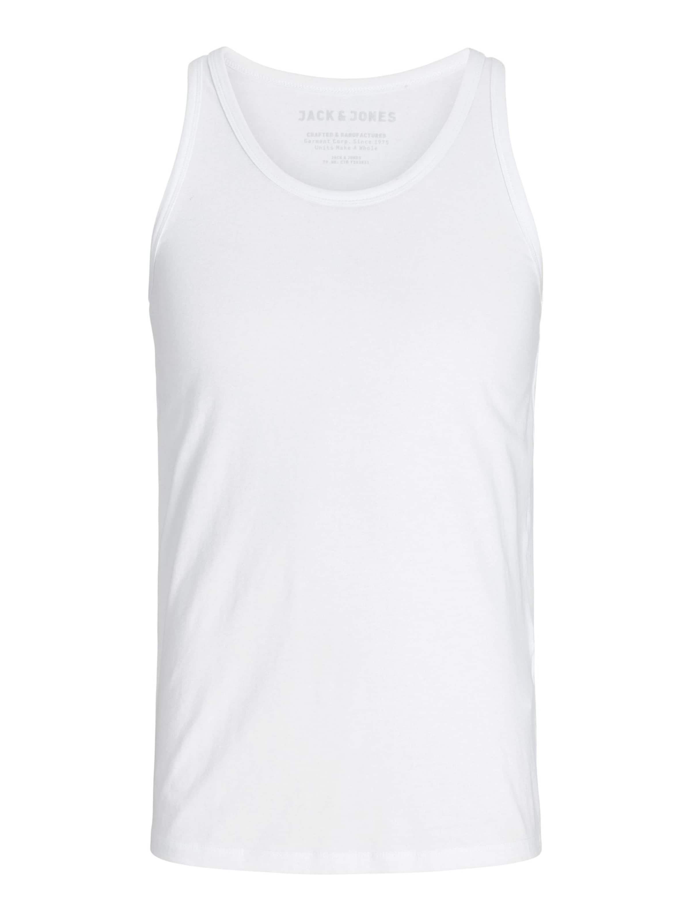 JACK & JONES Särk, värv valge: eest vaates