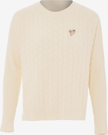 IMMY Sweater in White: front