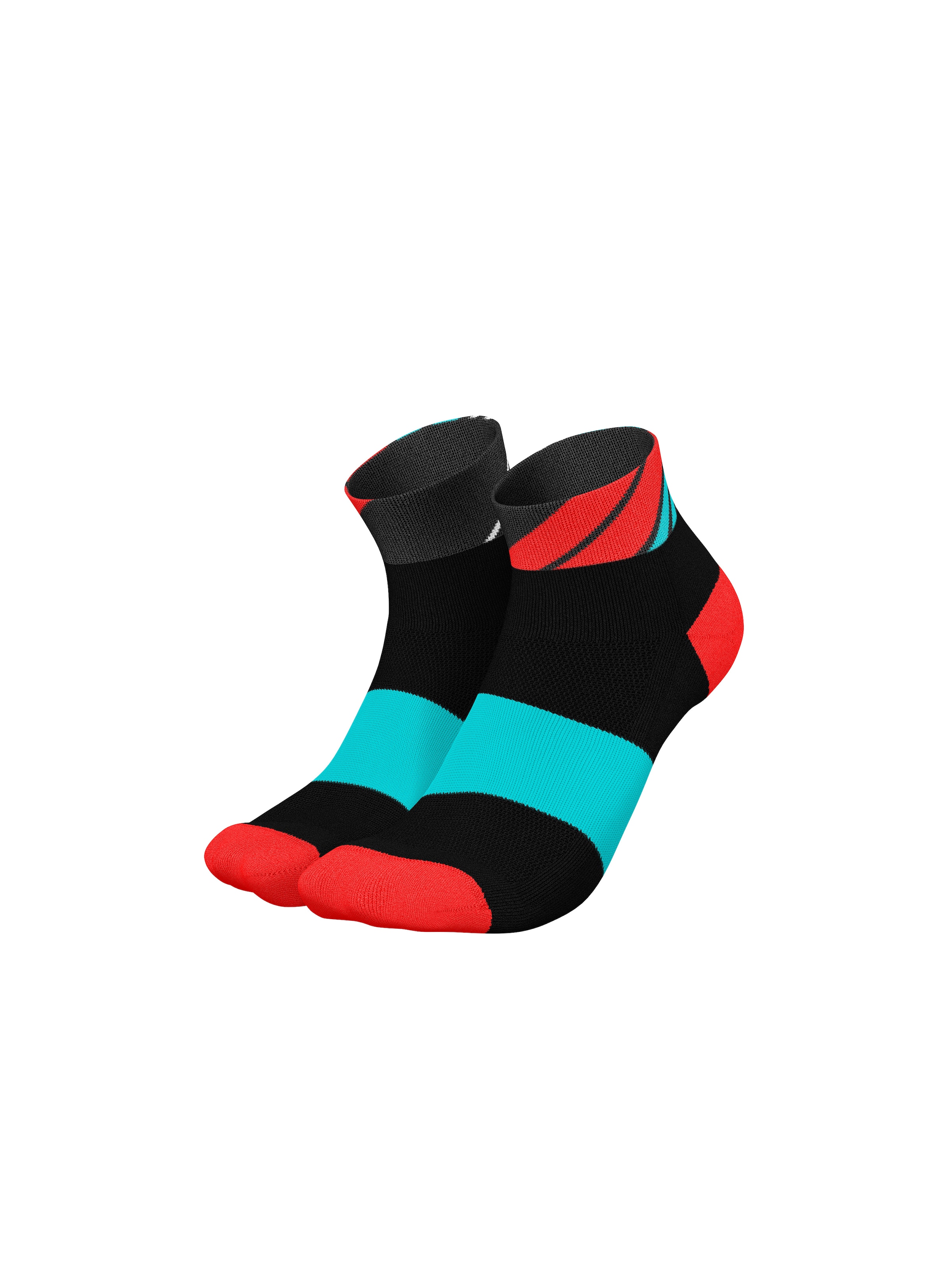 INCYLENCE Athletic Socks 'LADDERS SHORT' in Neon red, Item view