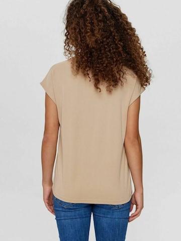 T-shirt 'Lizy' NÜMPH en beige