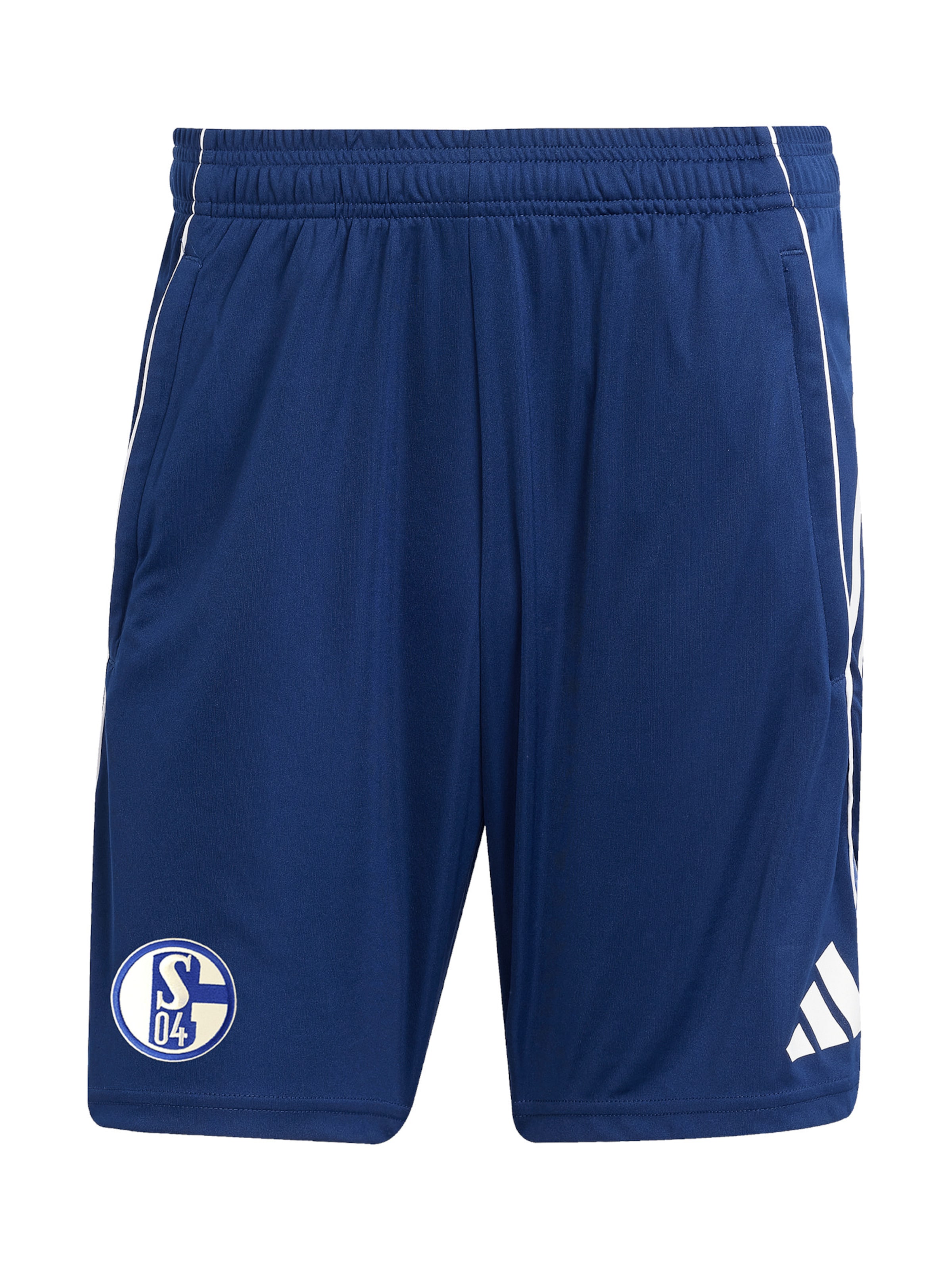 ADIDAS PERFORMANCE Štandardný strih Športové nohavice 'FC Schalke 04' - Modrá: predná strana