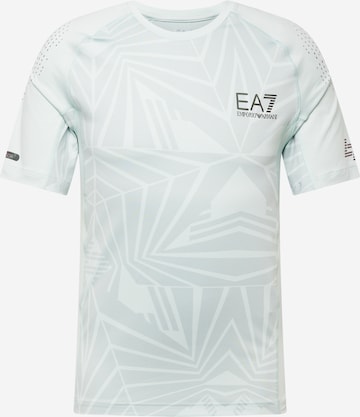 EA7 Emporio Armani - Camisa funcionais em verde: frente