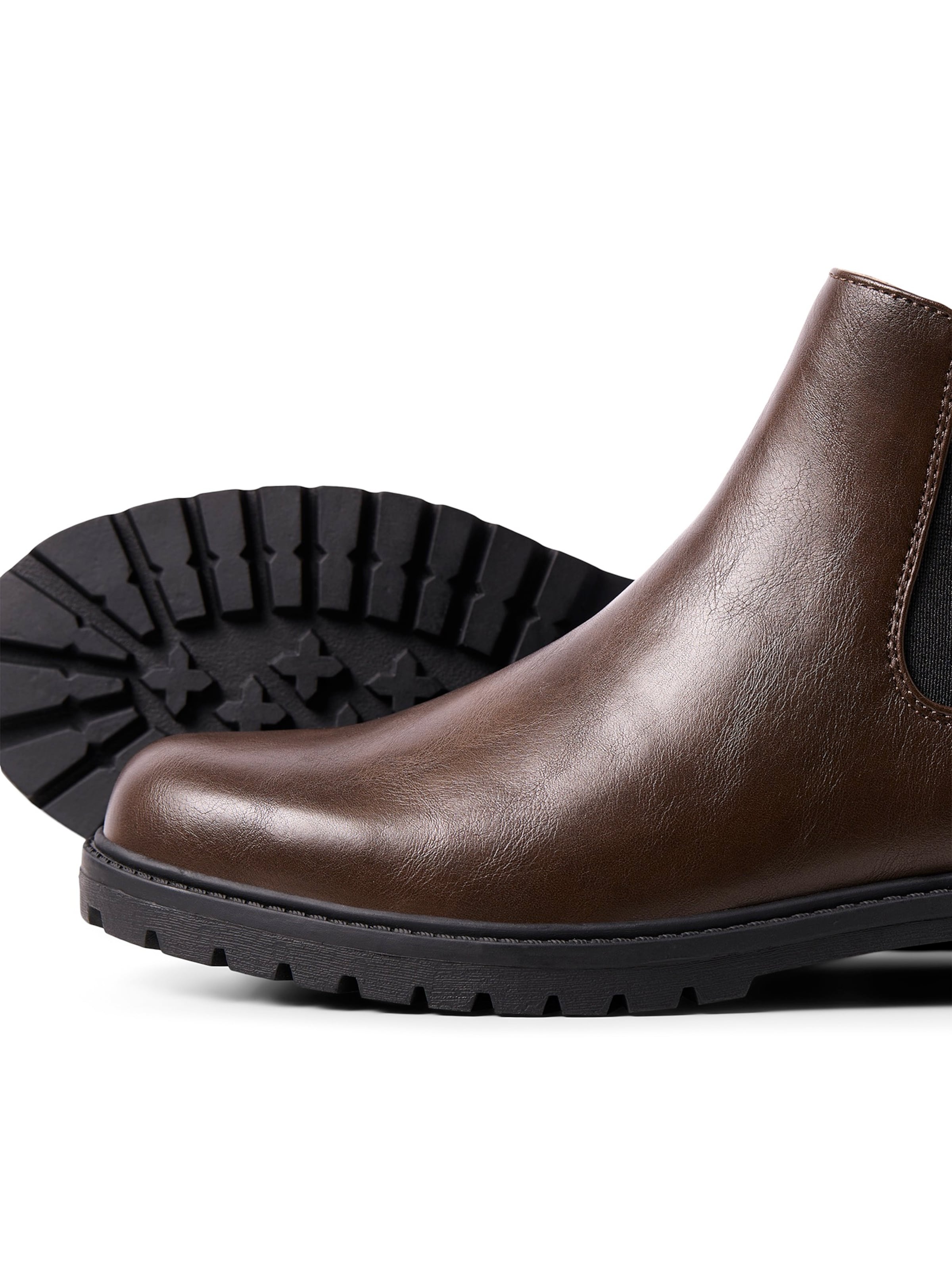JACK & JONES Chelsea Boots 'JFWDUNELAND' in Brown