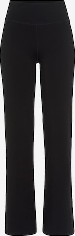 VIVANCE Regular Workout Pants in Black: front