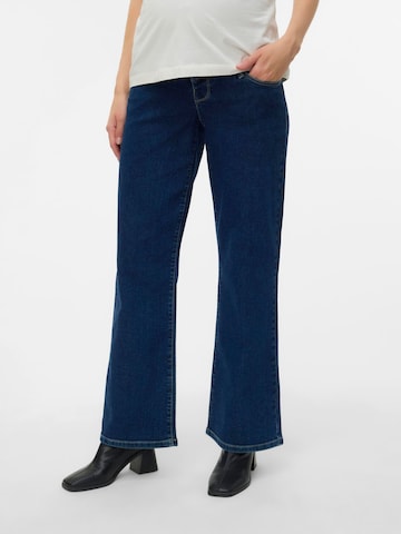 Vero Moda Maternity Regular Jeans in Blauw: voorkant
