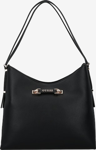 Sac bandoulière 'Lefia' GUESS en noir : devant