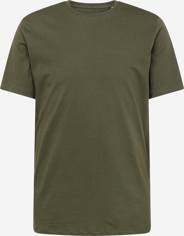 KnowledgeCotton Apparel Shirt in Green: front