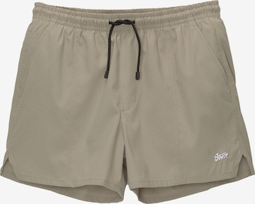 Pull&Bear Zwemshorts in Grijs: voorkant