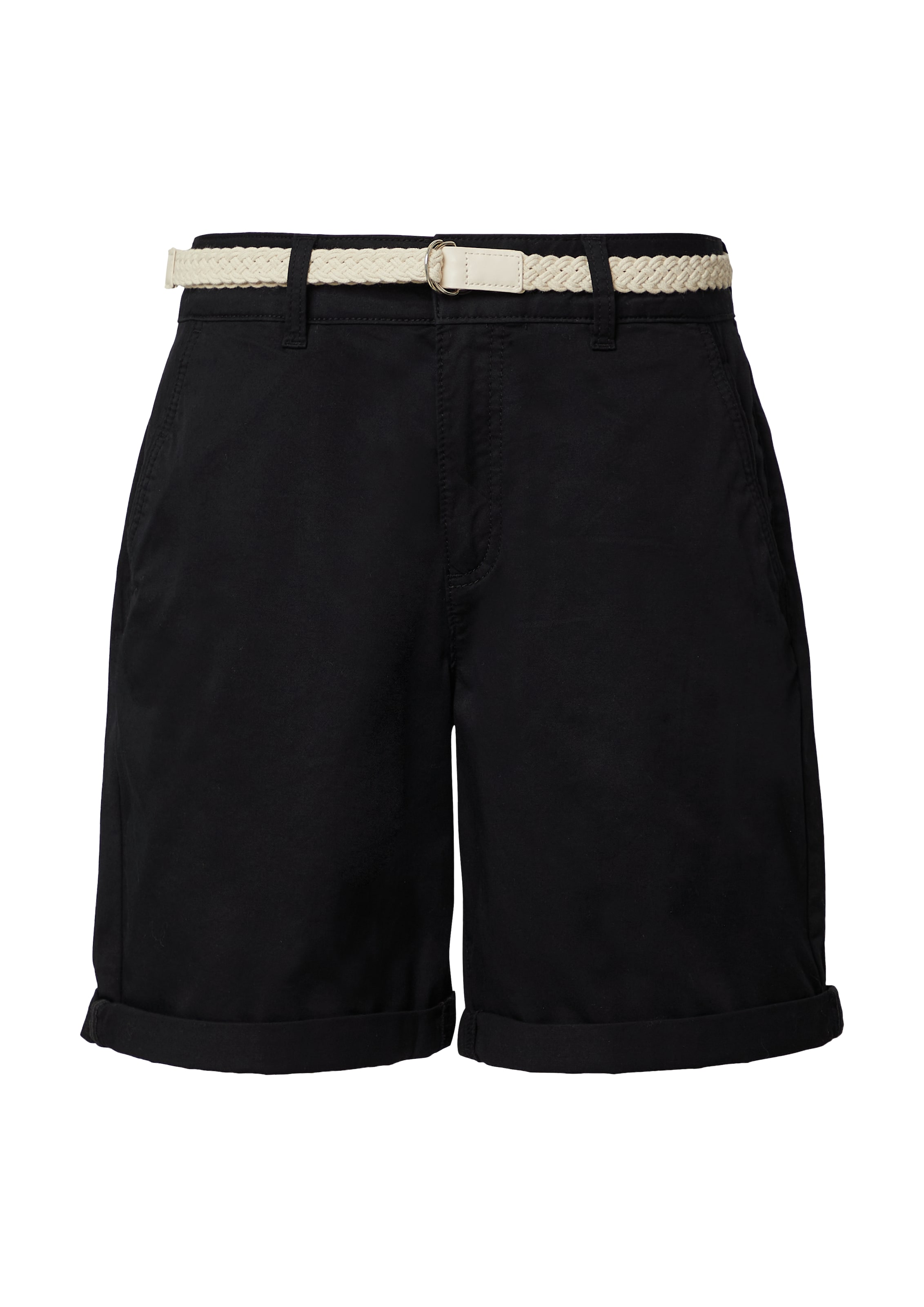 s.Oliver Shorts in Schwarz: Vorderseite