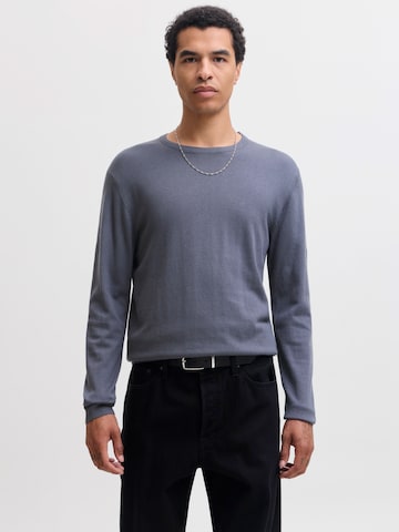 JACK & JONES Trui 'JJEEMIL' in Grijs: voorkant