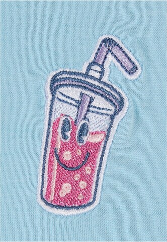 Mister Tee Shirt 'Good Vibes Drink' in Blue