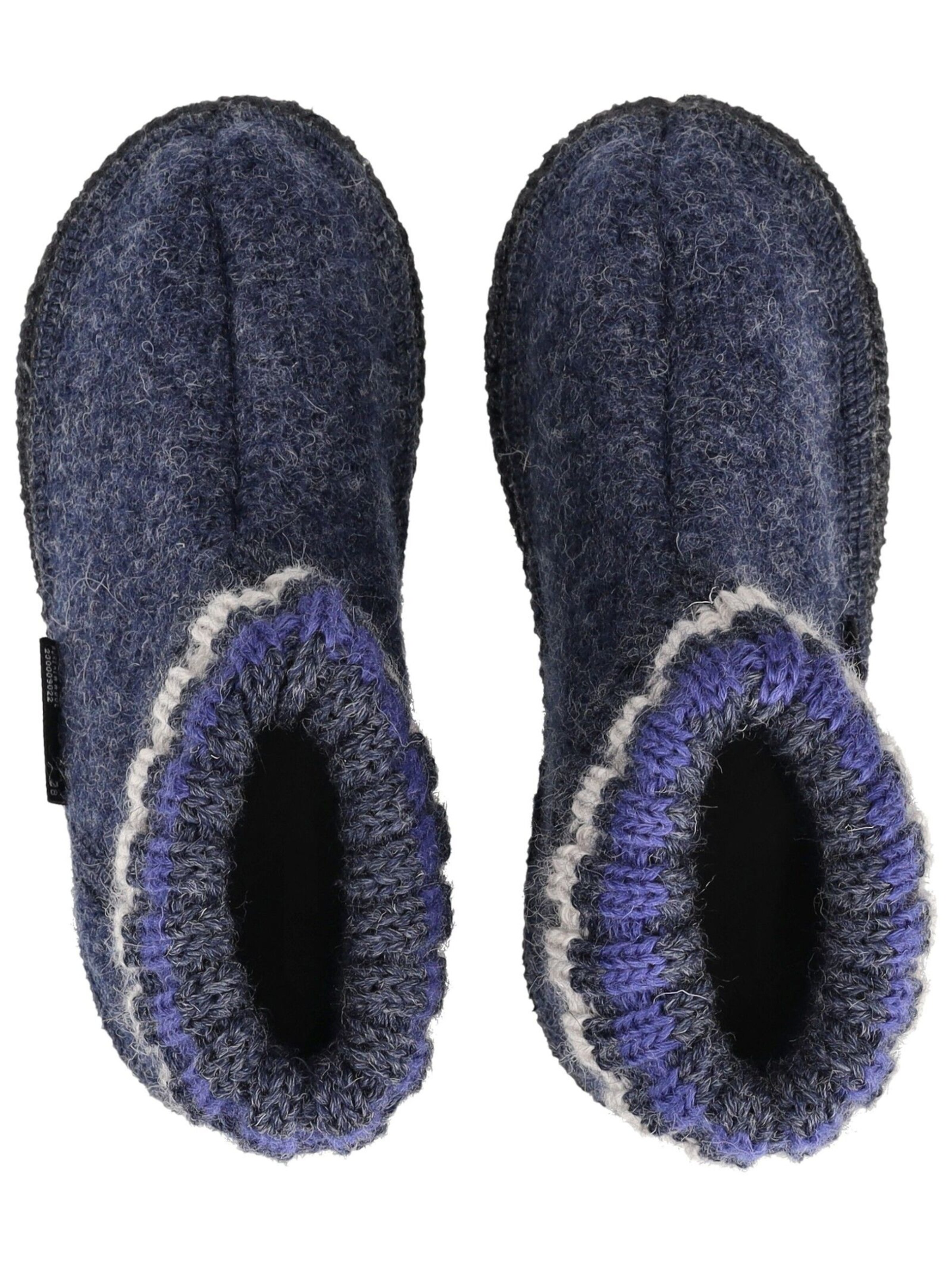 HAFLINGER Huisschoenen in Blauw