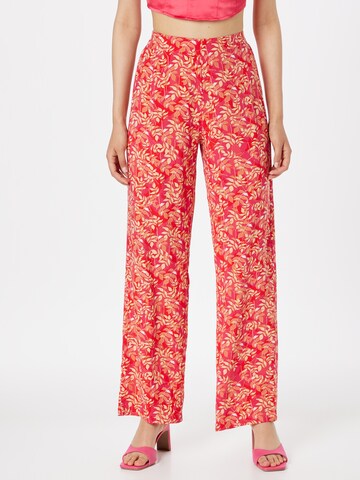 VERO MODA Loosefit Broek 'SIMPLY' in Lila: voorkant