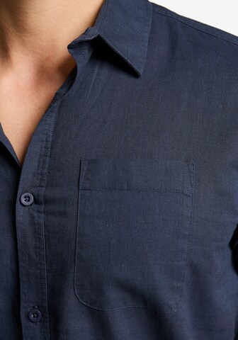 INDICODE Regular Fit Hemd in Blau