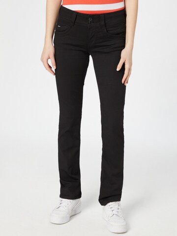 Pepe Jeans - Slimfit Vaquero 'Gen' en negro: frente