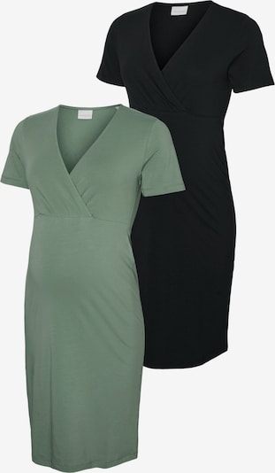 Suknelė 'MLKERRIE' iš MAMALICIOUS, spalva – nendrių spalva / juoda, Prekių apžvalga