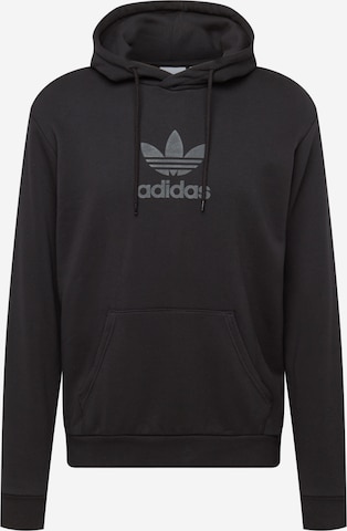 ADIDAS ORIGINALS Sweatshirt 'Trefoil Series Street' in Black: front