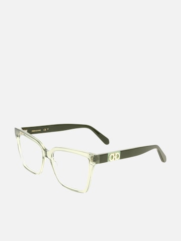 FERRAGAMO Sonnenbrille‌ in Grün: Vorderseite