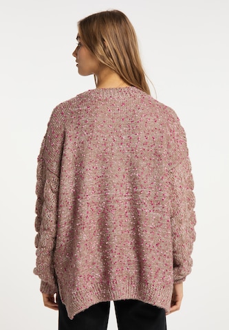 Pull-over oversize IZIA en rose