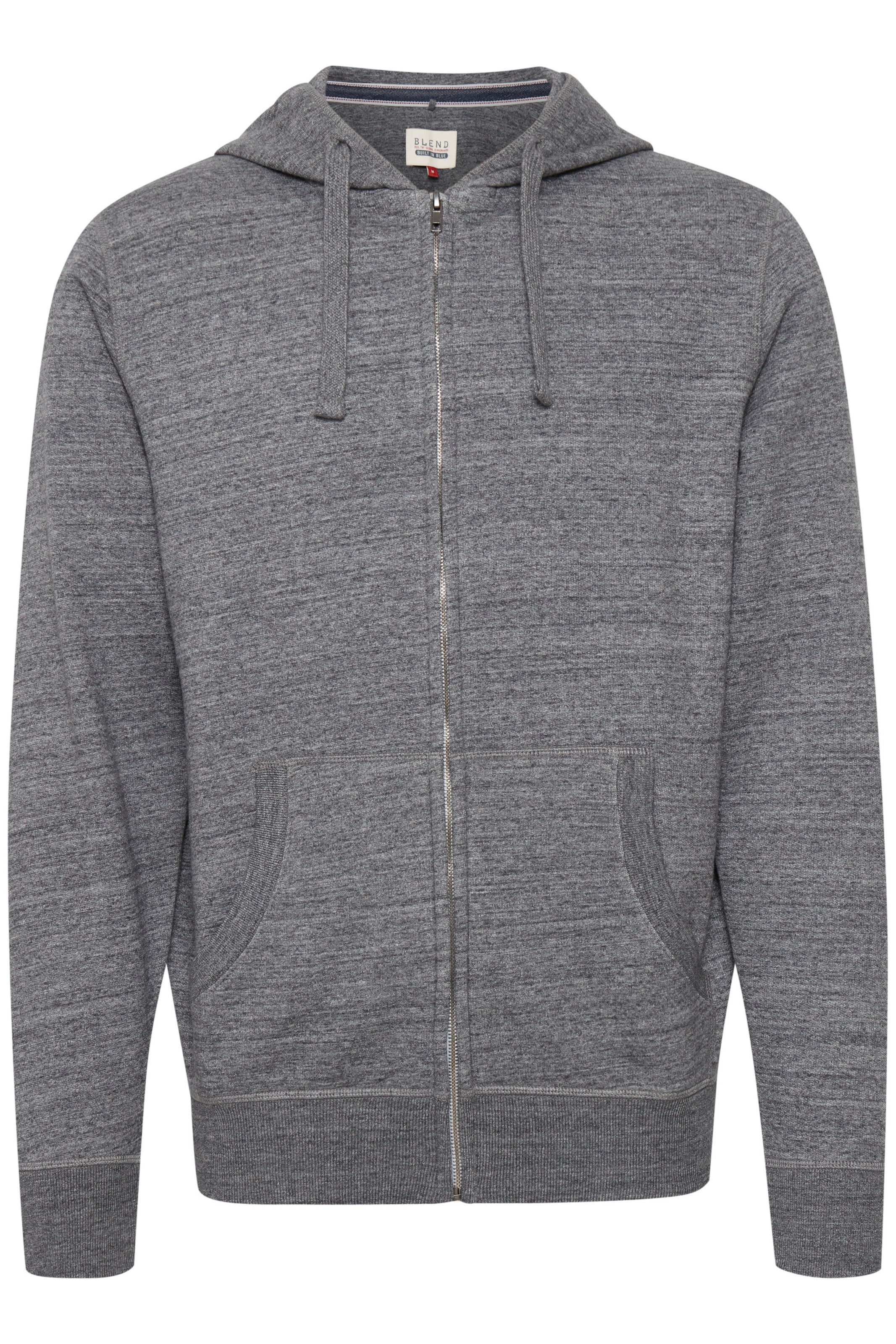 BLEND - Casaco em moletão 'VELNO' em cinzento: frente