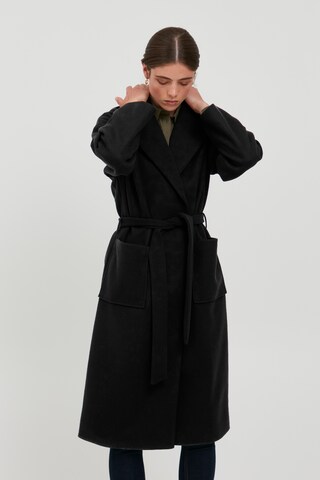 Manteau mi-saison 'JANNET' ICHI en noir