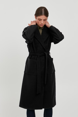 Manteau mi-saison 'JANNET' ICHI en noir