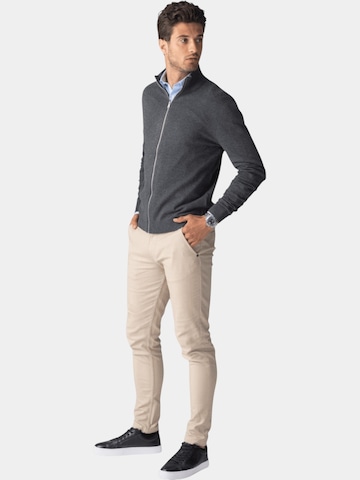 TEESHOPPEN Knit Cardigan in Grey