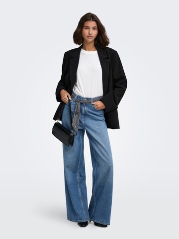 Jaqueline de Yong Wide leg Jeans 'JDYVERA' in Blauw