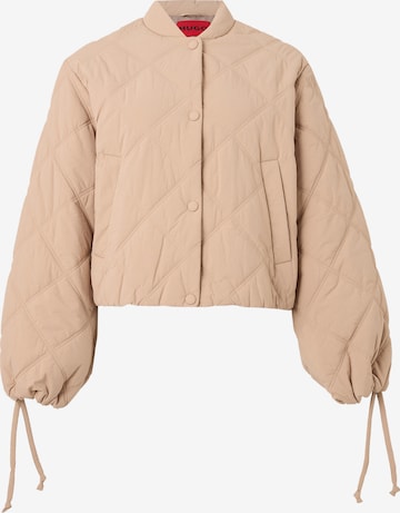 HUGO Преходно яке 'Fasteppa-1' в кафяво: отпред