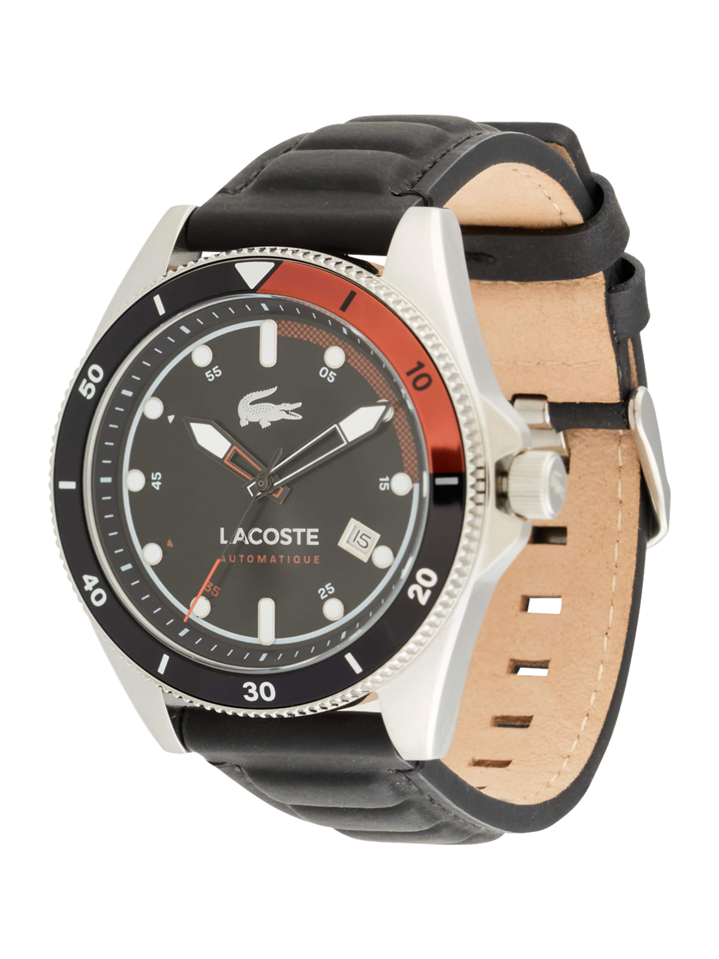 LACOSTE Analog klocka 'MAINSAIL' i svart: framsida